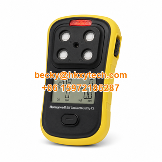 Honeywell BW MCX3-XWHM-Y-CN MicroClip X3 Portable 4-Gas Detector
