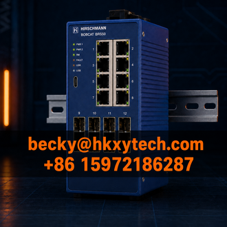 Hirschmann BRS50-00122Q2Q-ETCZ99HHSEAXX.X.XX BRS50 12-Port Managed Switch Hirschmann BRS50-00122Q2Q-ETCZ99HHSEAXX.X.XX BRS50 12-Port Managed Switch